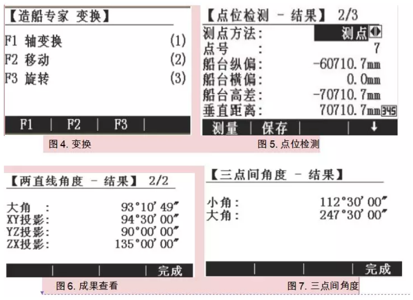 軟件根據測量需求進行調整